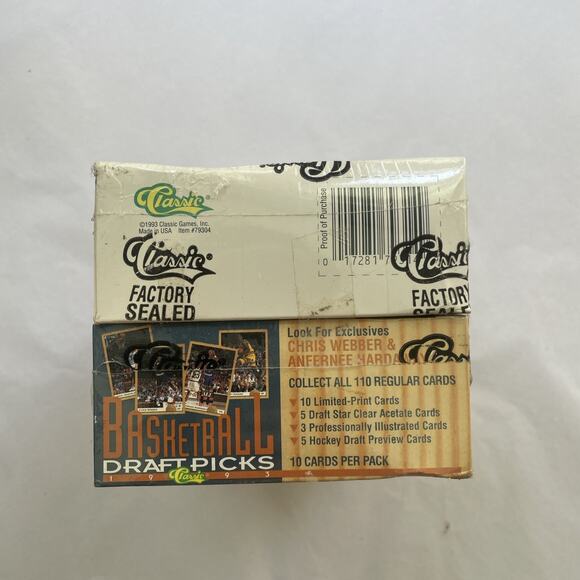 Classic Games Trading Cards RARE Factory Sealed Double Box Set Basketball/hockey - Picture 4 of 6